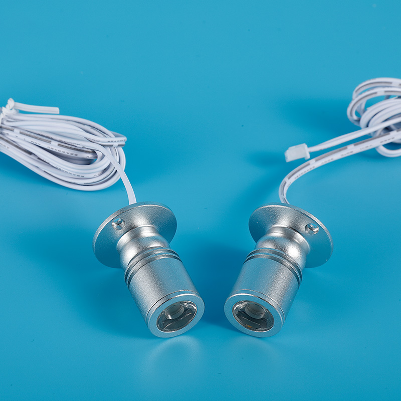 led1w迷你射灯珠宝展示柜台酒柜模型明装聚光射灯