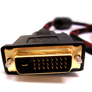 高清dv101dvi24 1电脑显示器dvi-d通道连转接线20米线材功效与作用