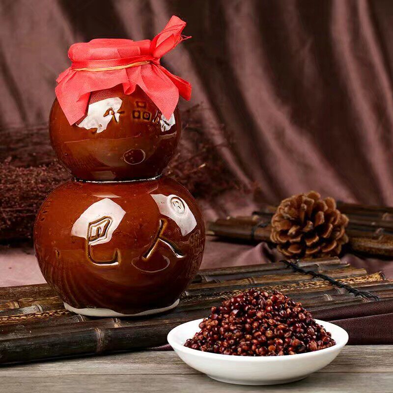 重庆古县垫江特产巴人咂酒呷酒木箱高档礼品其他酒类