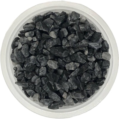 山水石子黑色小石子庭院砾石铺路花园造景铺面水磨石其它园艺用品