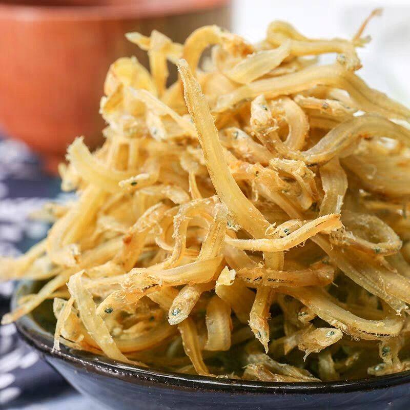 面条鱼干500g小银银鱼干淡凤尾鱼丁香海鲜干货鱼干