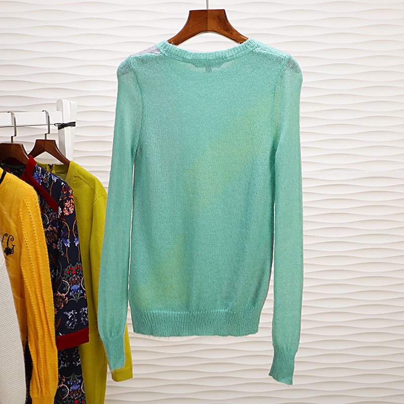 糖果色外套毛衣马海毛色系糖果新品女装秋冬2019毛针织衫