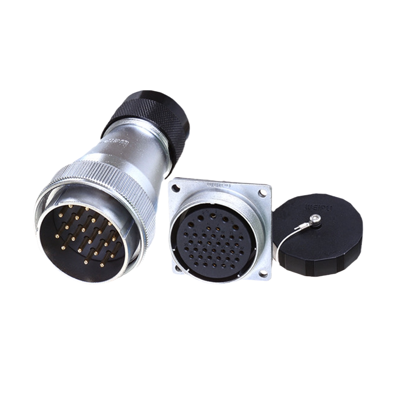 威浦航空插头插座ws48-5连接器波纹软管td z插头