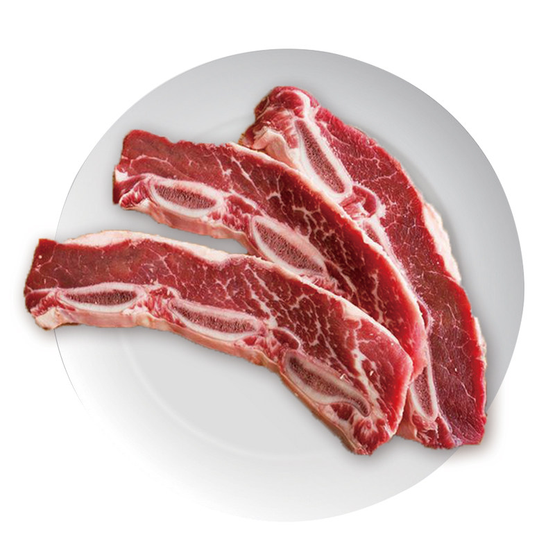 排骨恒都牛肋排3斤带骨段生牛肉新鲜冷冻烧烤生牛肉