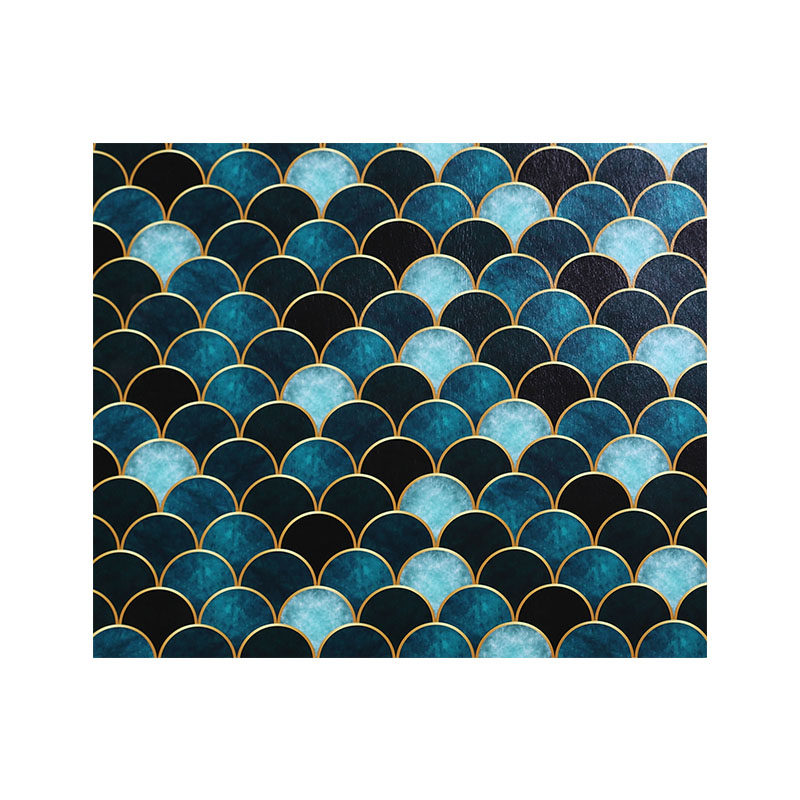 轻奢龙鳞纹网红仿皮革地垫进门门垫可擦洗可裁剪pvc入户垫子地毯 - 惠