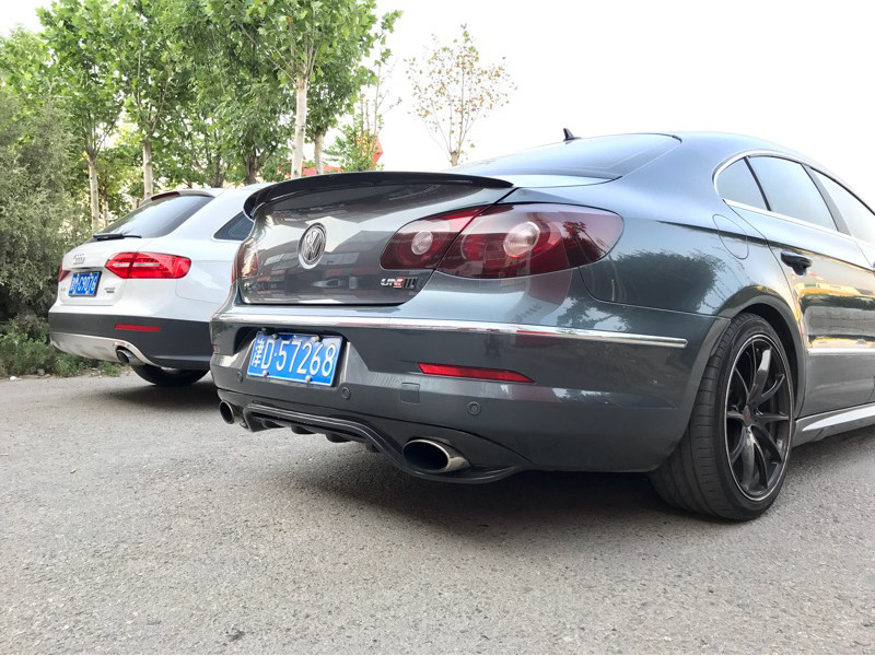 尾翼cc适用于1016款大众卡斯特karzter碳纤维新老改装尾翼