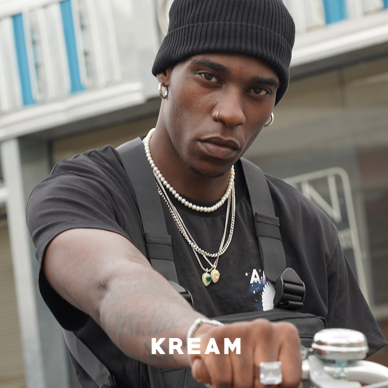 欧美流行asaprocky复古天然珍珠项链男女嘻哈项链