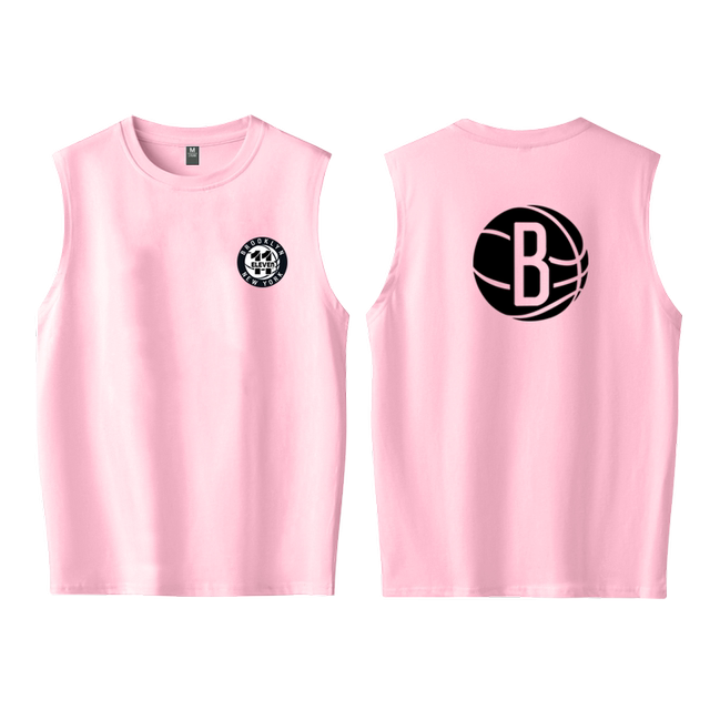 Nets Durant Drew Uncle Owen training the same cotton sleeveless T-shirt plus size sports breathable vest men Nets Durant Drew Uncle Owen training the same cotton sleeveless T-shirt plus size sports breathable vest men
