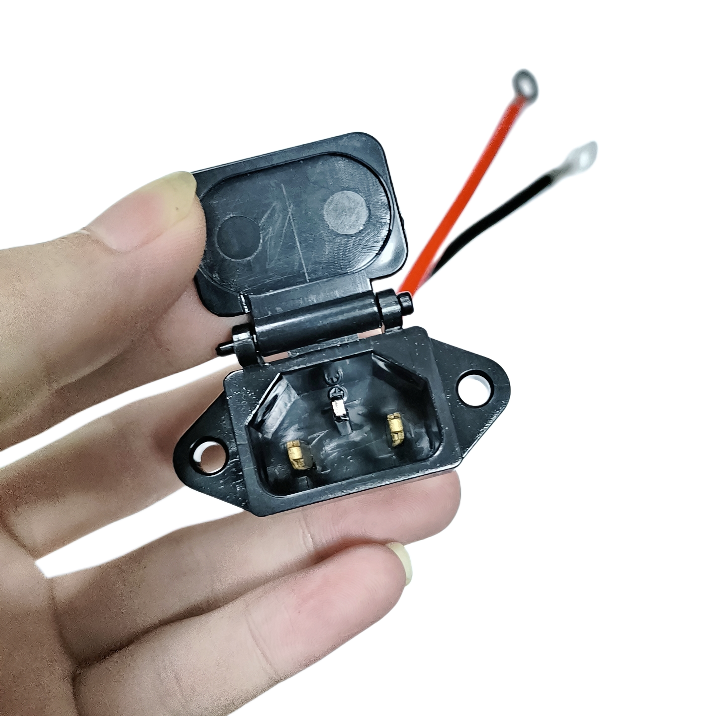 电动车插头品字三轮车充电电瓶车连接线电源线电池转换电动车线类