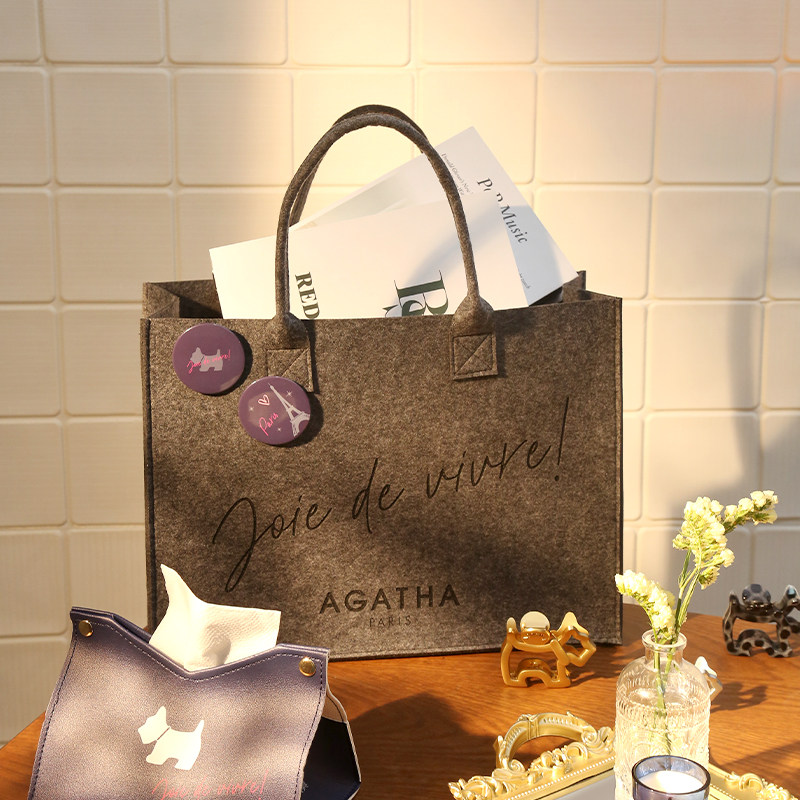 周边agatha瑷嘉莎新款托特包女高级设计饰品首饰其它首饰