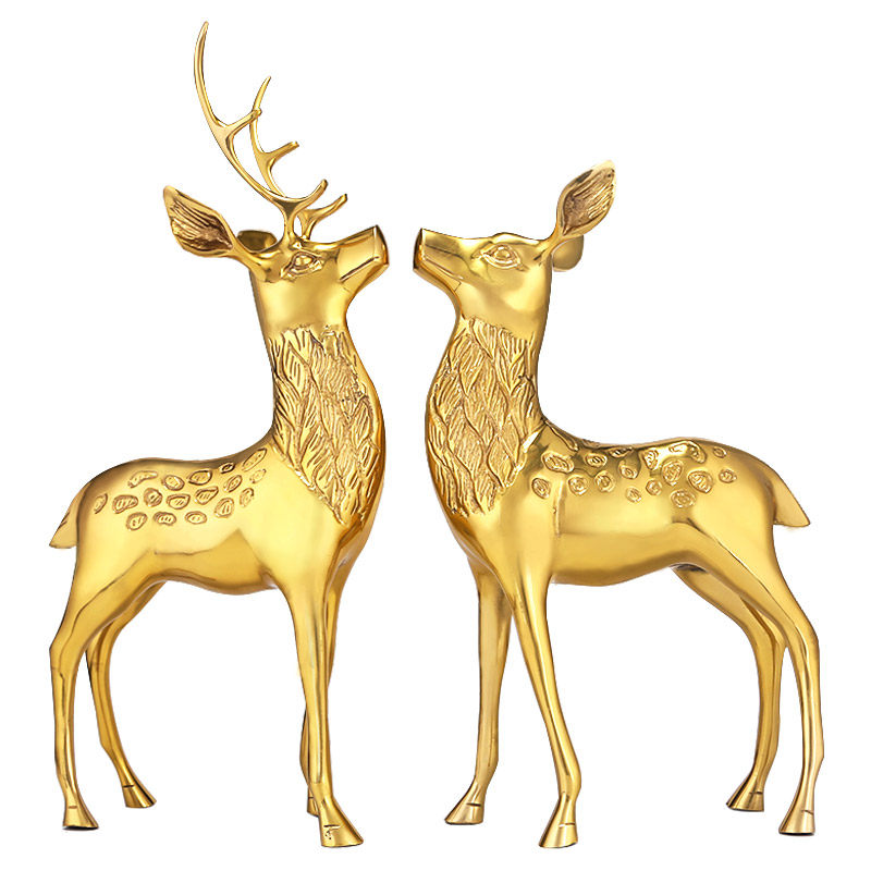 摆件福鹿梅花鹿家居装饰工艺品开业送礼客厅卧室装饰品摆件