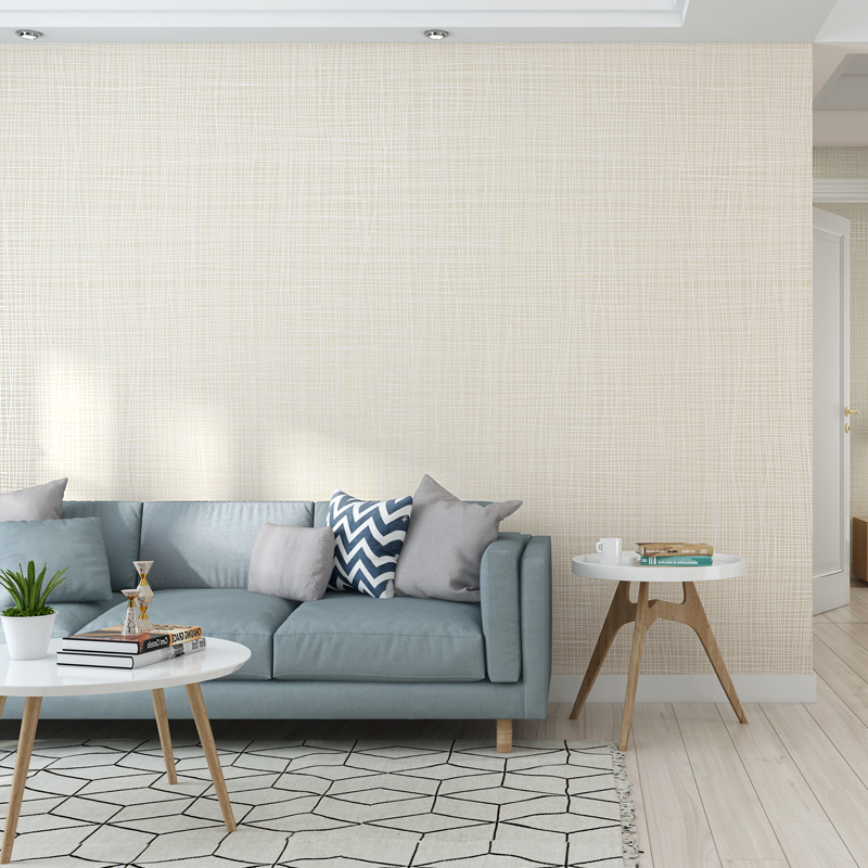 北欧风现代轻奢简约素色高精密墙布纯色壁布客厅卧室无缝墙纸壁纸