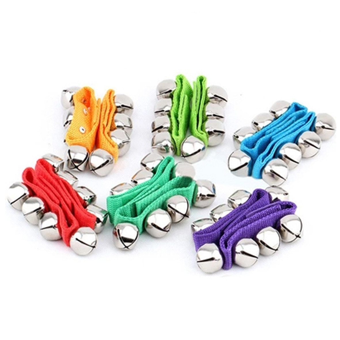 腕铃手铃脚奥尔夫音乐乐器舞蹈玩具摇铃幼儿园早教铃类乐器