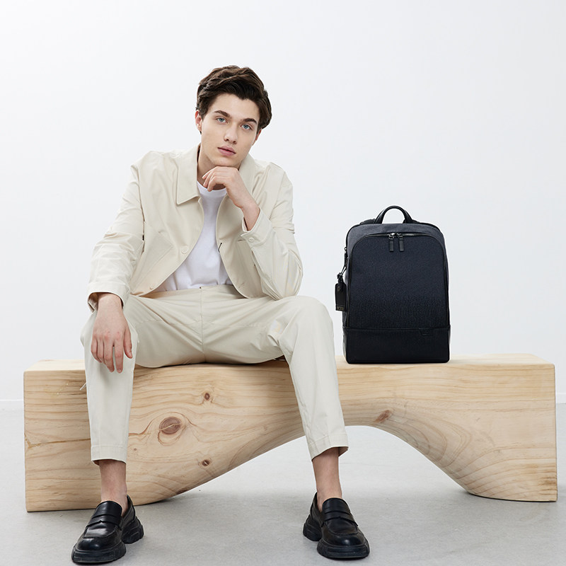 tumi途明harrison系列渐变晕染商务男士双肩包双肩背包