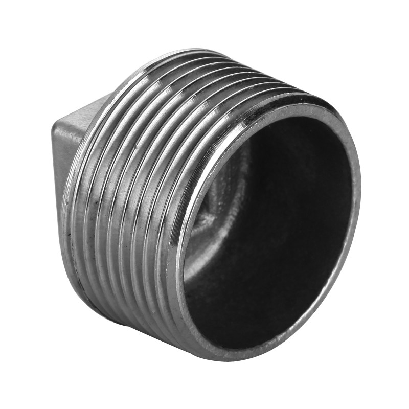 304不锈钢外丝堵头牙堵闷头管堵塞盖自来水管子配件丝堵4分6分1寸