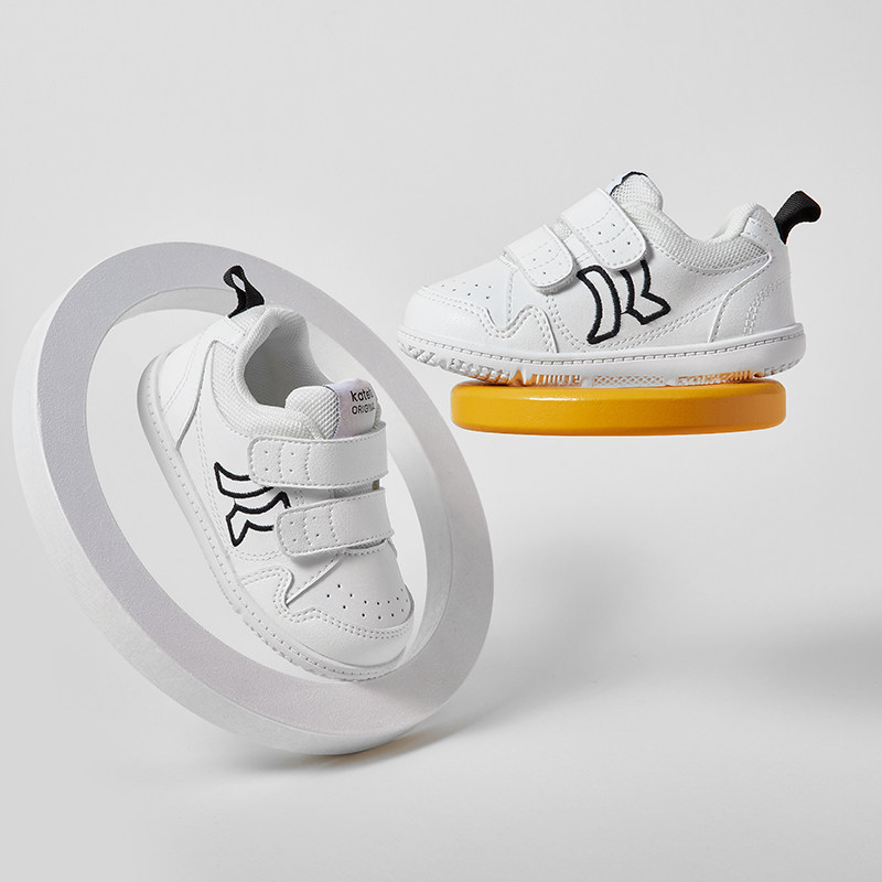 卡特兔宝宝室内鞋婴儿鞋学步鞋男宝宝秋季新幼儿园小白鞋女童鞋子