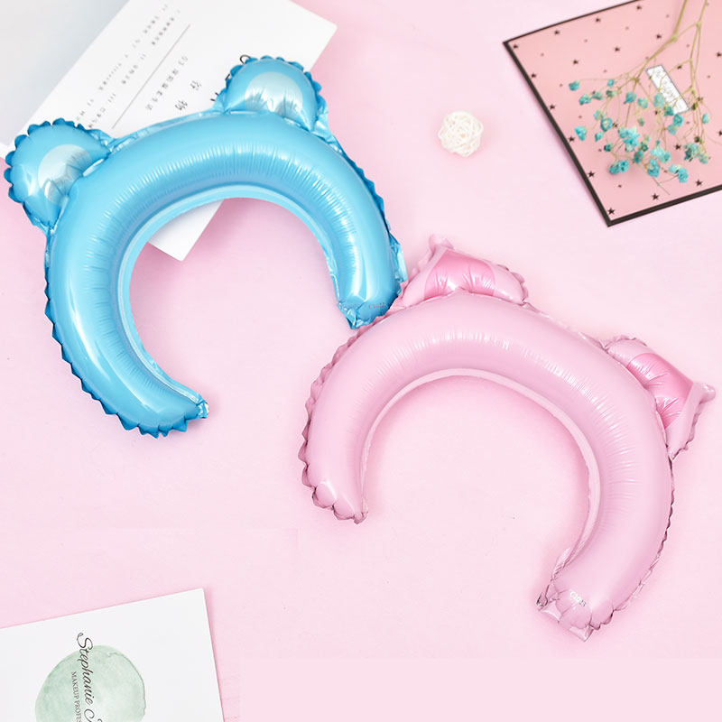 气球ins网红头箍发箍小兔小猪头饰生日趴体气球