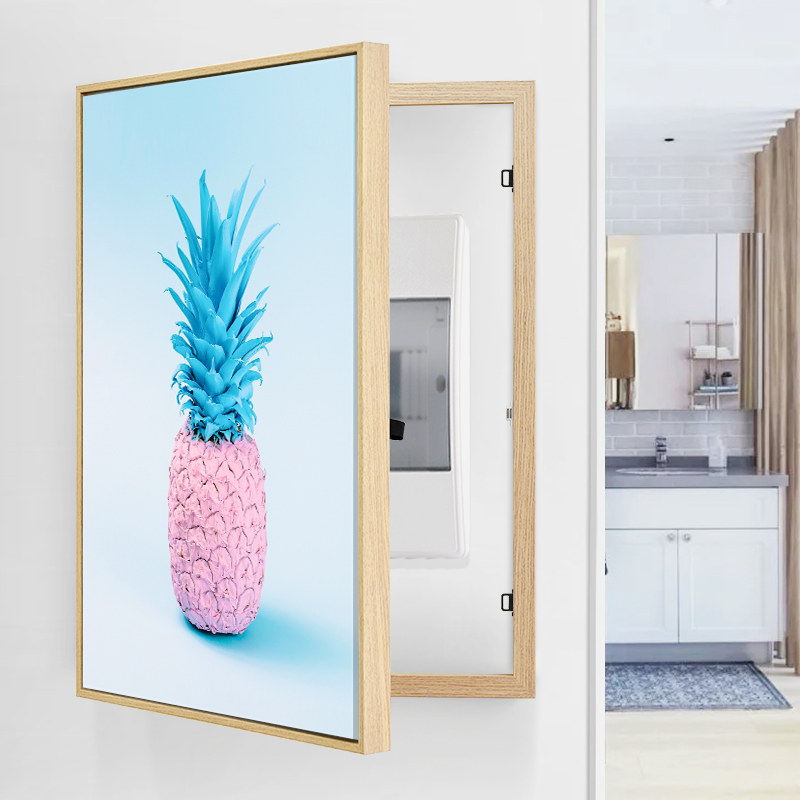 免打孔电表箱装饰画北欧简约客厅创意配电箱遮挡箱挂画电箱总开关