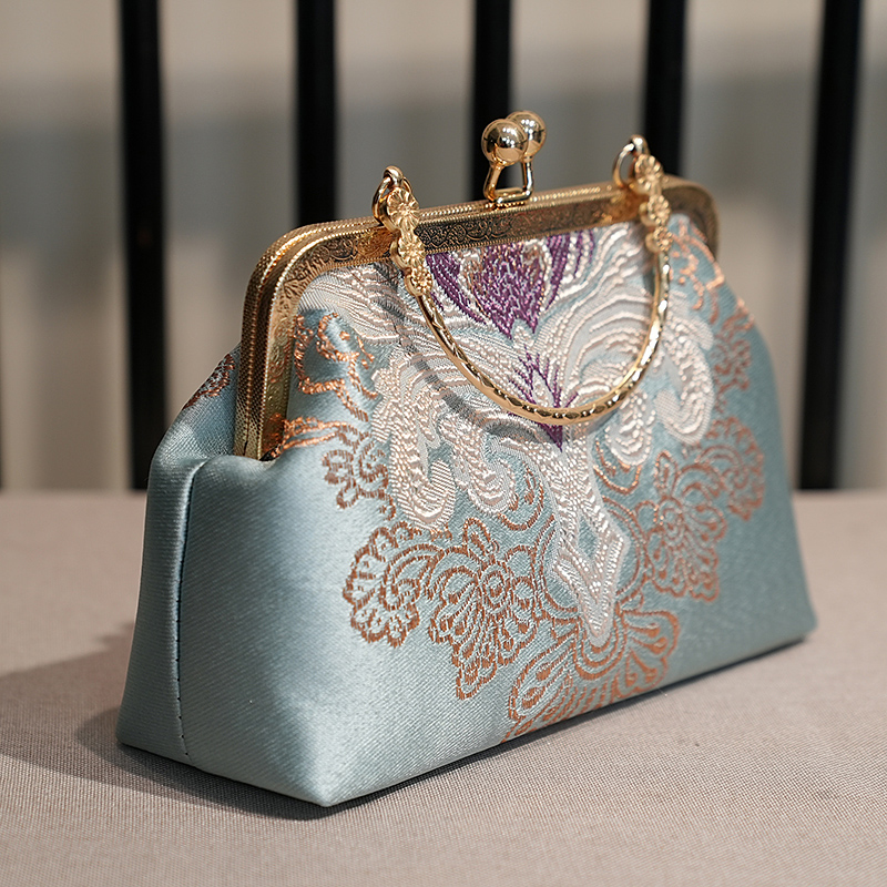 复古中国国风中年妈妈妈妈手手提旗袍包包宴会旗袍