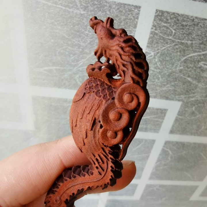 雷击发簪手工用品枣木道士木簪中国国风道教木雕