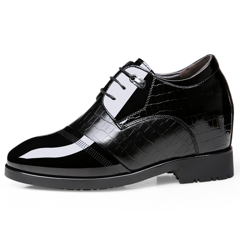 男士内增高男鞋8cm增高鞋6cm商务休闲皮鞋男10cm隐形12cm秋季百搭