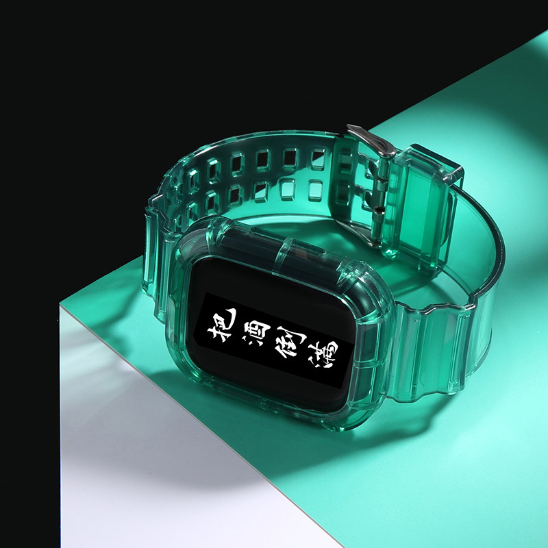 表带适用塑料38mm男女创意带潮透气运动型4代智能手表手环表带