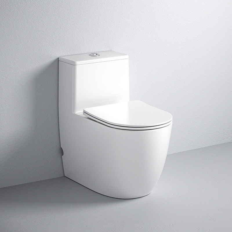 陶谷直冲式超短款马桶小户户型靠墙墙排冲落普通坐便器