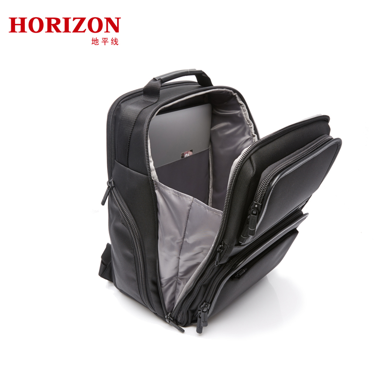 horizon地平线至臻系列轻奢商务多功能防水双肩包背包经典款简约