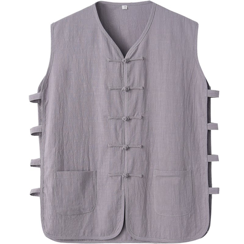 唐装马甲马褂中国国风老北京汗衫男马坎肩中式背心