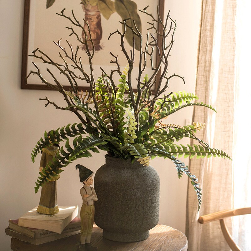 仿真掬涵枯枝枝干树枝花艺装饰插花摆件山水仿真花