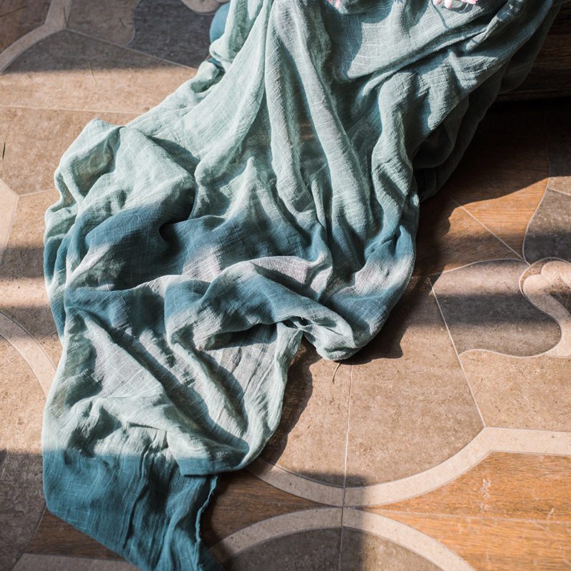 掬涵 拍摄道具布料 静物衬布 棉布粗布提花纹理装饰日式纯色