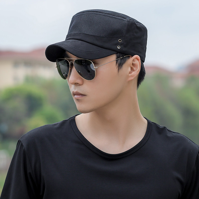 帽子男夏平顶顶帽运动鸭舌帽爸爸防晒太阳帽春秋帽子