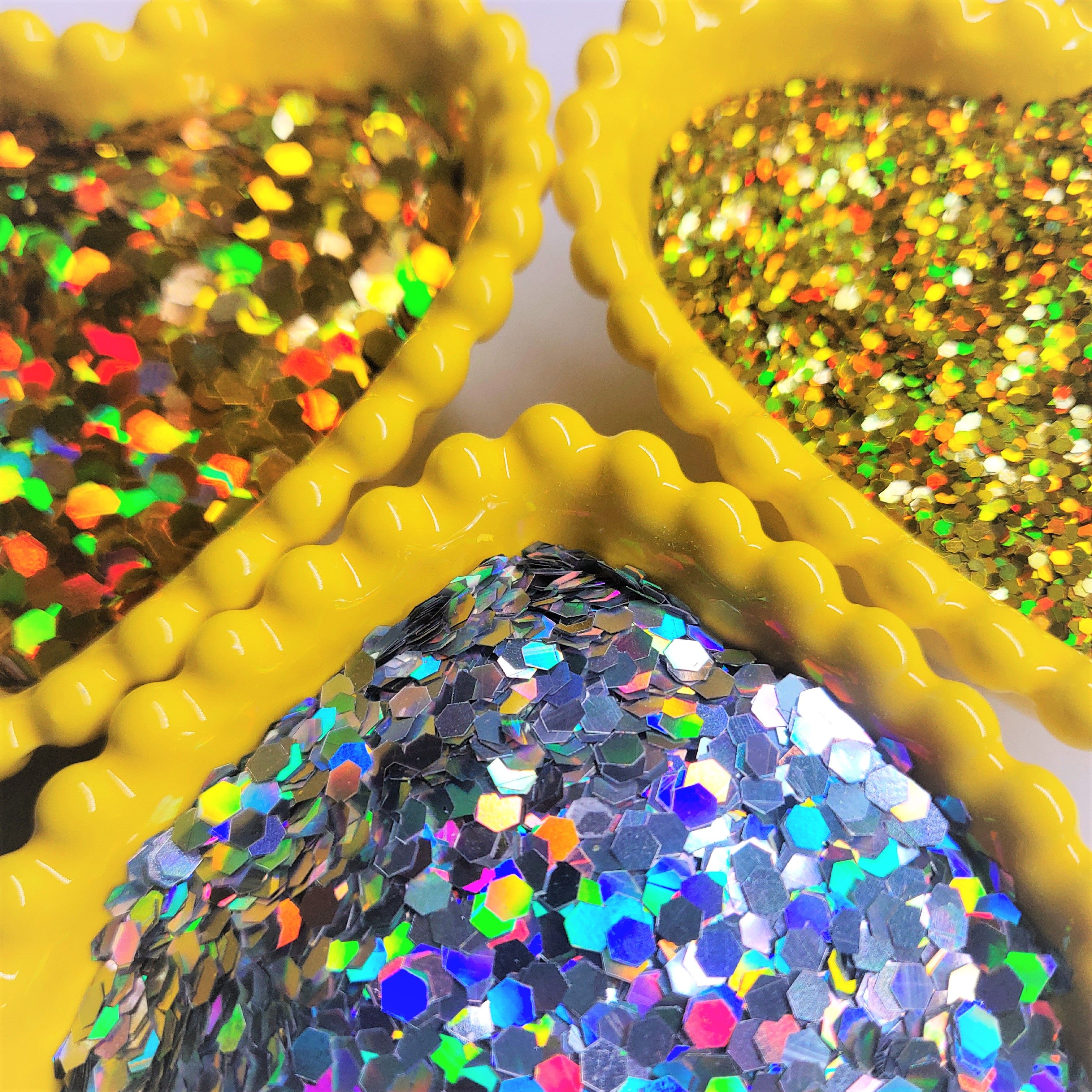 多彩镭射金葱粉亮片黄金白银布料玻璃玻璃化化妆亮片