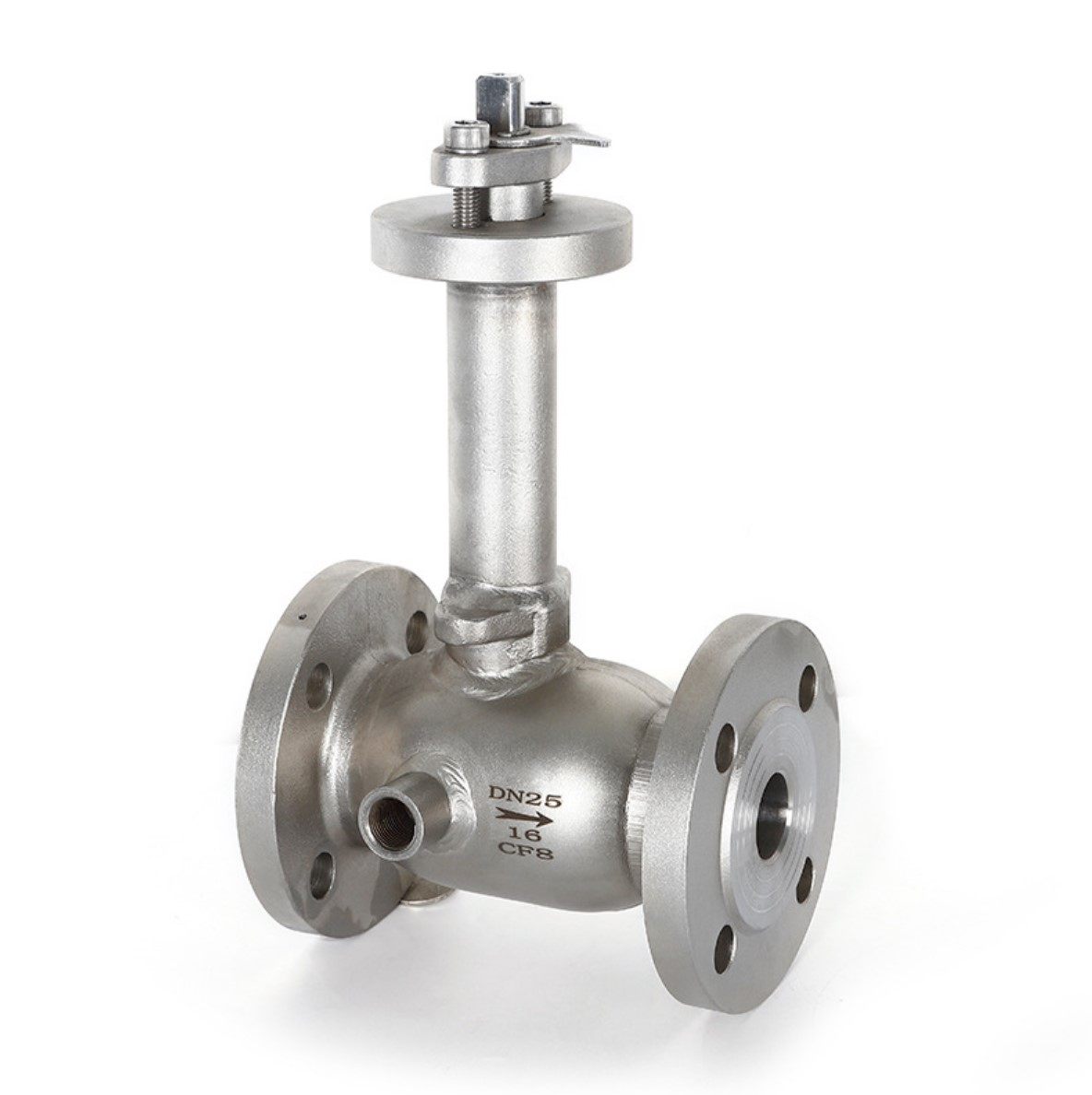 不锈钢加长保温球阀手动浮动式保阀门bq41ppl16pdn25球阀