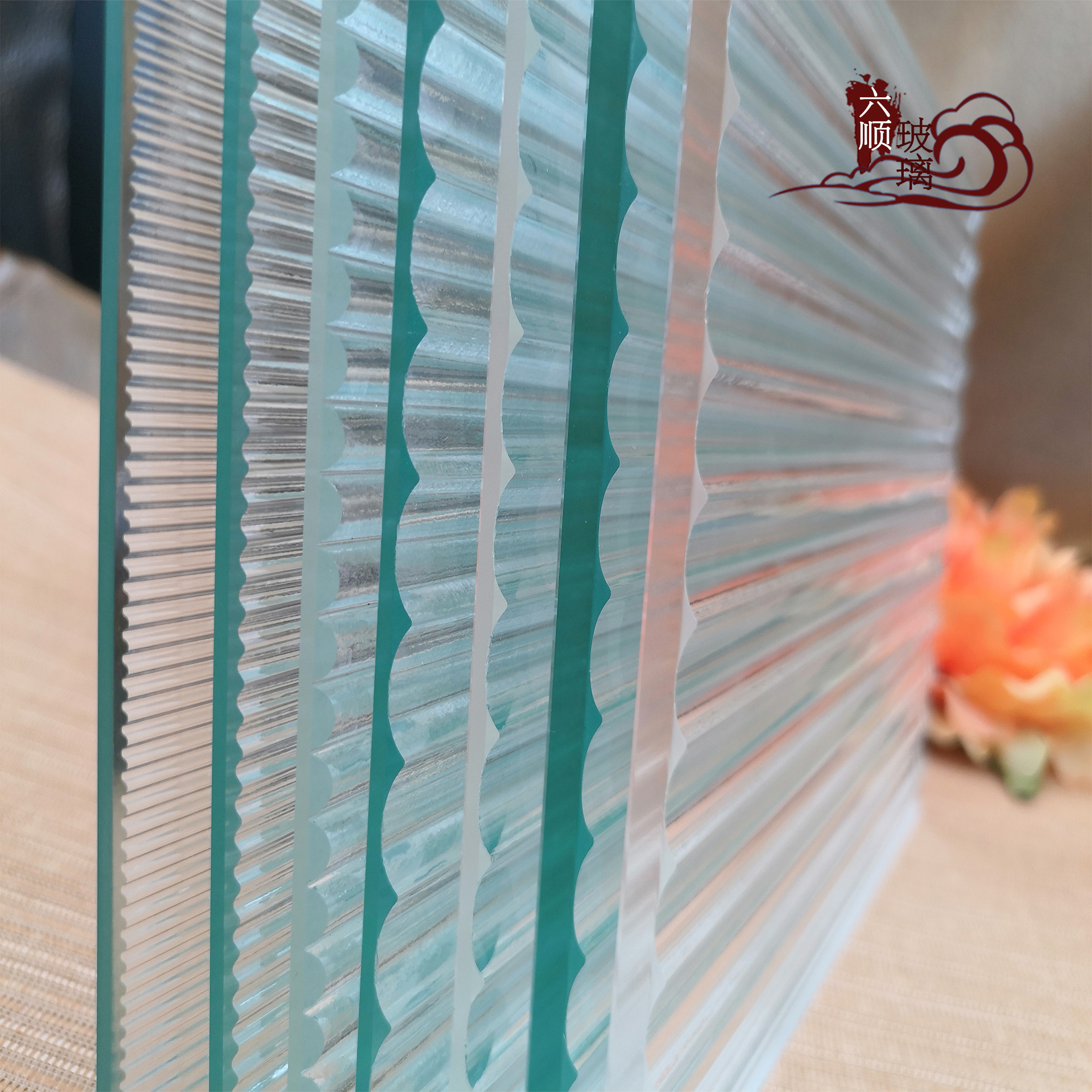 【最新折扣价9.9元】长虹玻璃瓦楞聚光水纹波浪艺术窗户隔断玄关超白