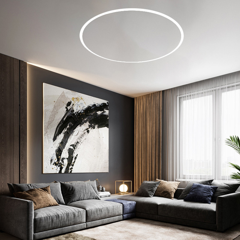 线性高显无边边框铝槽卧室客厅灯带led线条led灯带