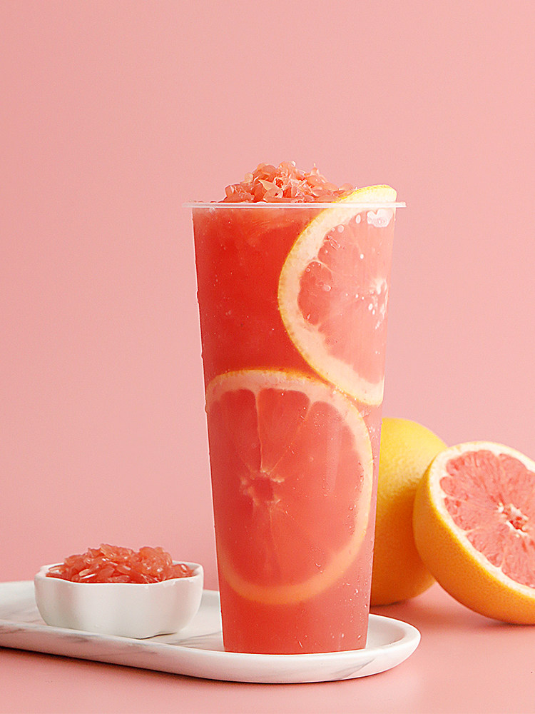 枫芝堂红西柚果粒罐头850g果肉果酱杨枝甘露水果茶奶茶烘焙店