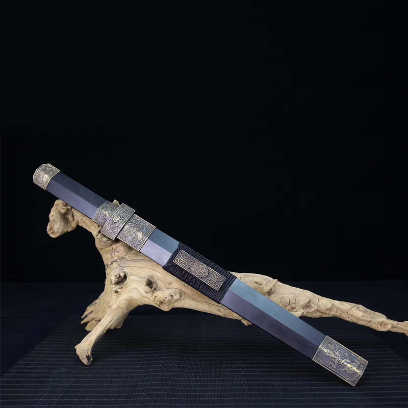 龙泉市剑未手工宝剑四君子梅兰短刀剑汉短剑水龙刀剑