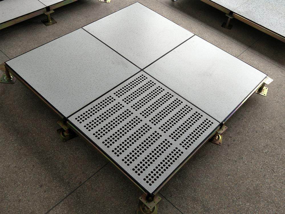 厂家直销通风地板防静电地板机房抗静电铝合金通风架空活动地板