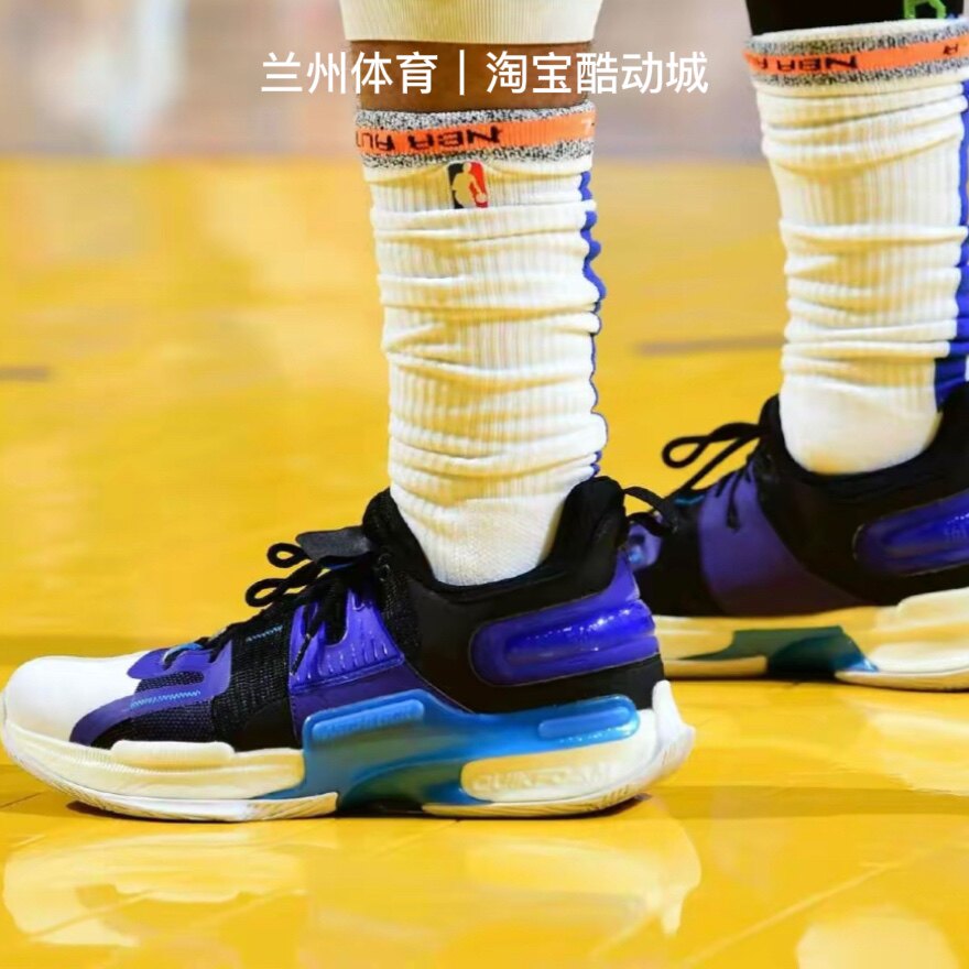 球鞋361克制2代可兰白克篮夏季防滑减震男子中帮篮篮球鞋