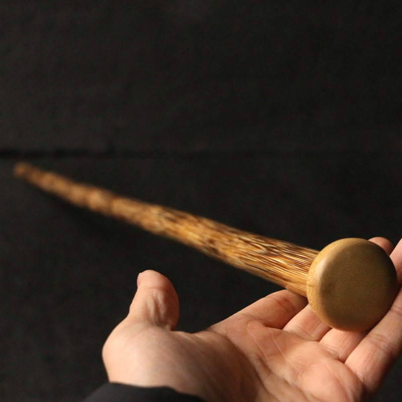 一物一拍精品天然几十年老金丝竹手棍拐杖手杖竹编