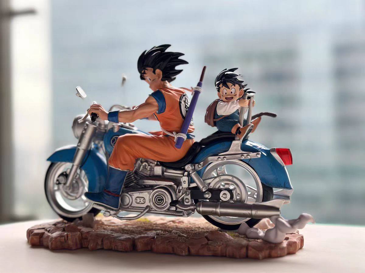 悟空机车威漫制作七龙珠系列手办父子动漫模型手办