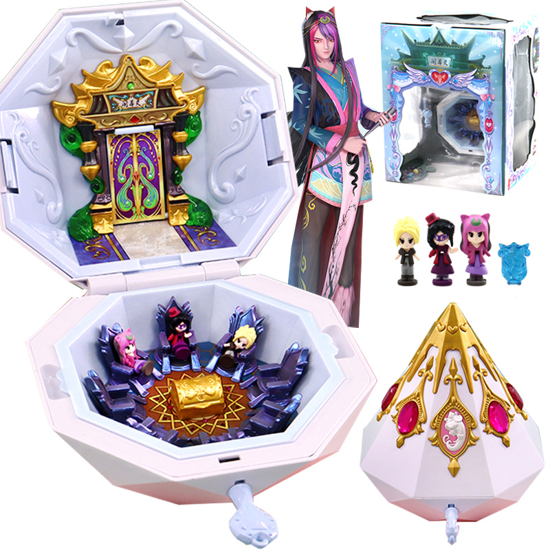 叶罗丽娃娃精灵梦圣仙子灵犀阁夜萝莉魔法宝石盒子娃娃