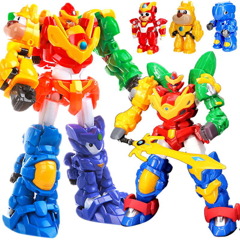 星原源星玩具合体六合战神新源鑫源小宝机器人机器人