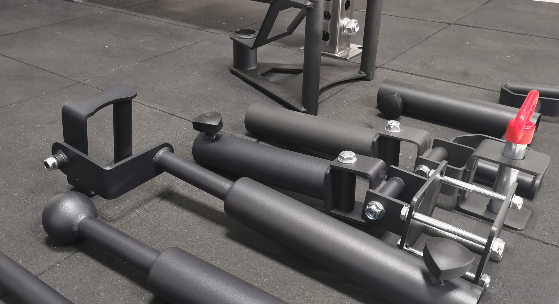 杠铃把手炮筒thcwen核心训练划船配件爆发力甩杆负重装备