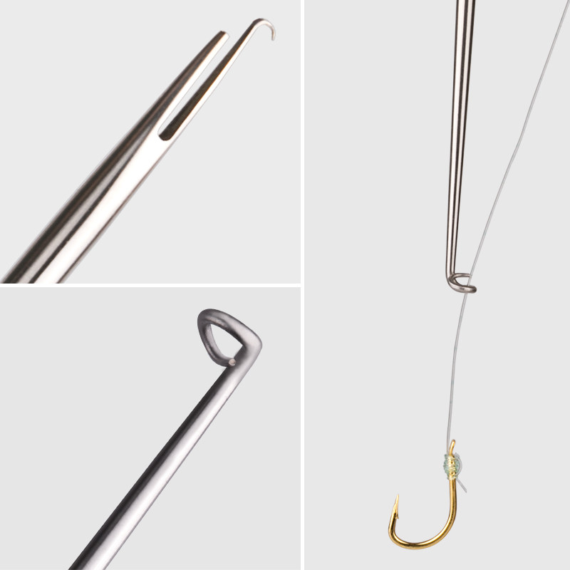 野营者多功能钓鱼子线摘钩脱钩器取钩起钩器取鱼摘鱼器打结器渔具