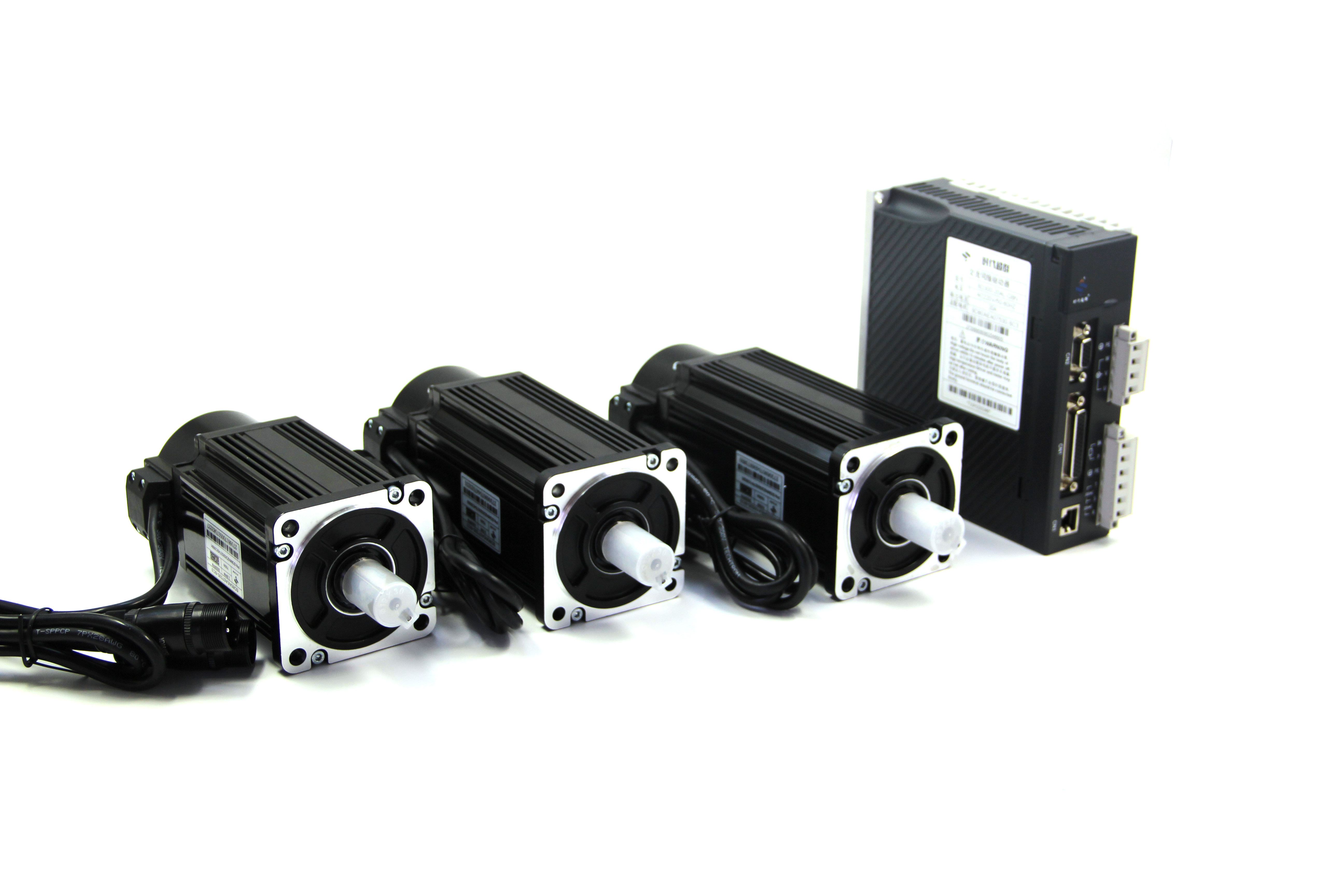 伺服电机套装马达驱动器高精度精度高编码器线产品包伺服电机