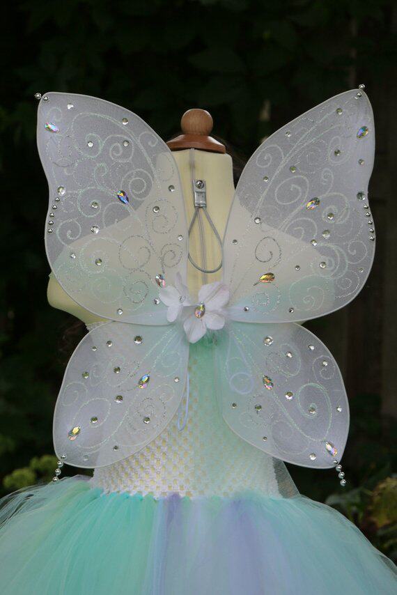 新款精灵蝴蝶维秘密天使的翅膀走秀表演仙子公主cos道具装饰布料