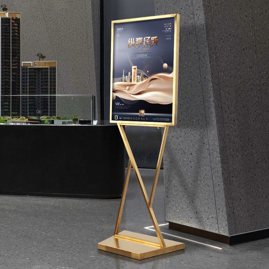 kt导向指示迎宾海报商场立式展示广告牌落地广告牌