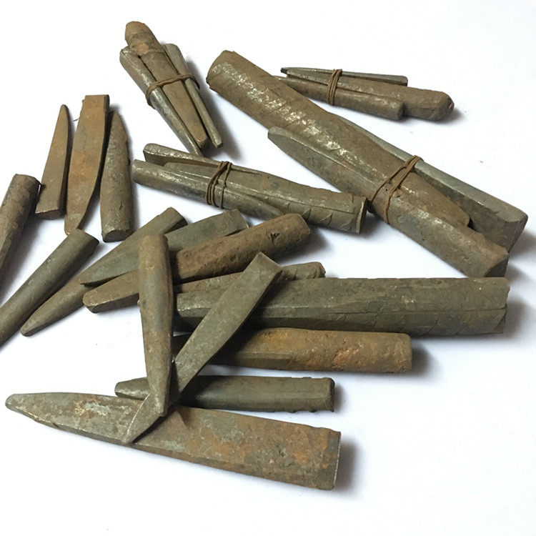 石器石雕工具开山采石石工凿打石头凿夹片楔子石工凿